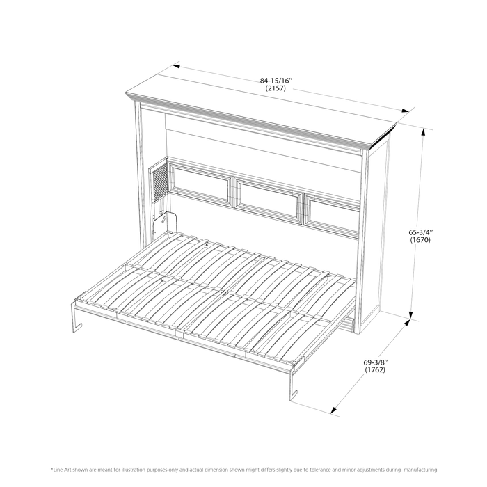 Adonis Full Horizontal Wall Bed